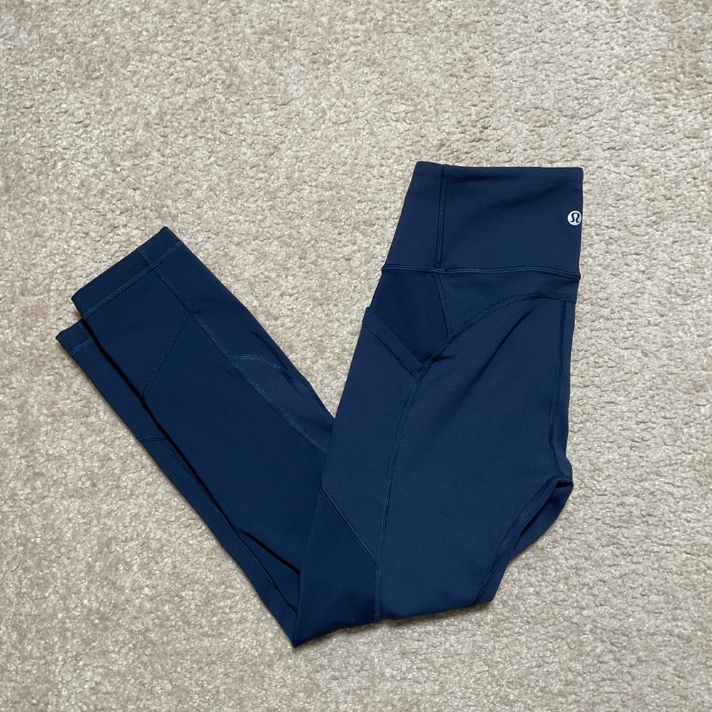 Deep navy lululemon leggings